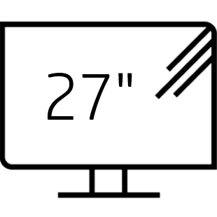 Monitor Curvo HP 27 de 27\
