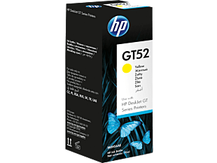 Botella de Tinta HP GT52 Amarilla Original (M0H56AL)