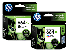 Cartucho de Tinta HP 664XL Negra Original - Tienda HP.com Chile