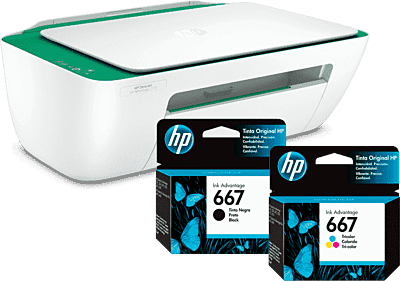 Impresora HP DeskJet Ink Adv 2375 + HP 667 Black Ink Cartridge + HP 667  Tri-color Ink Cartridge - Tienda HP.com Chile
