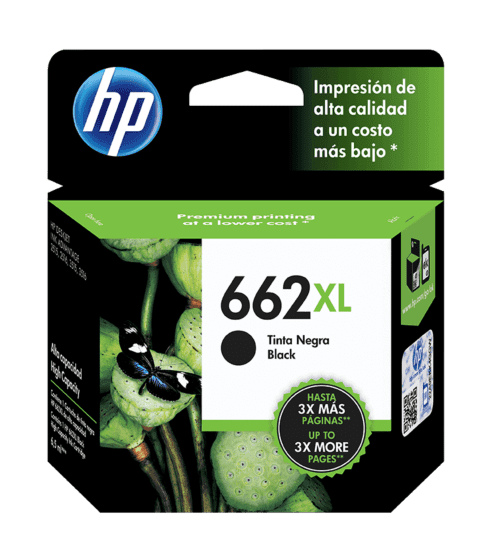 Cartucho de Tinta HP 662XL Negra Original - Tienda HP.com Chile
